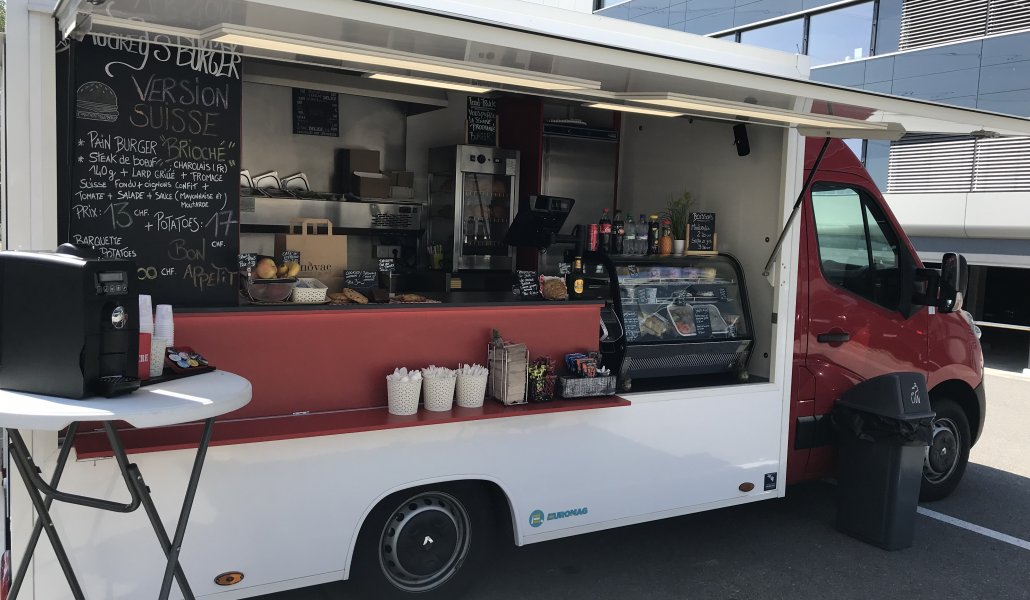 Food truck on site